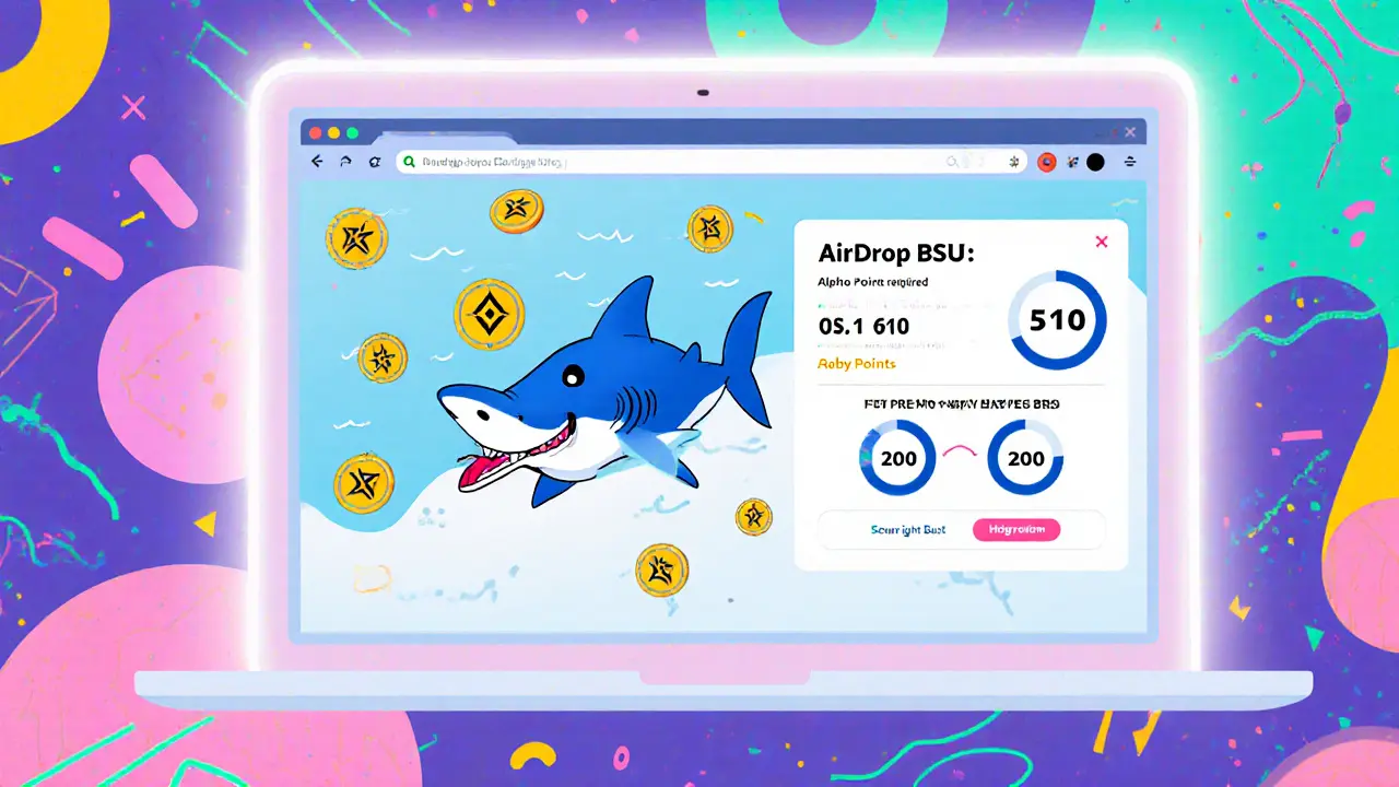 Baby Shark Token : tout savoir sur l'airdrop BSU sur Binance Alpha