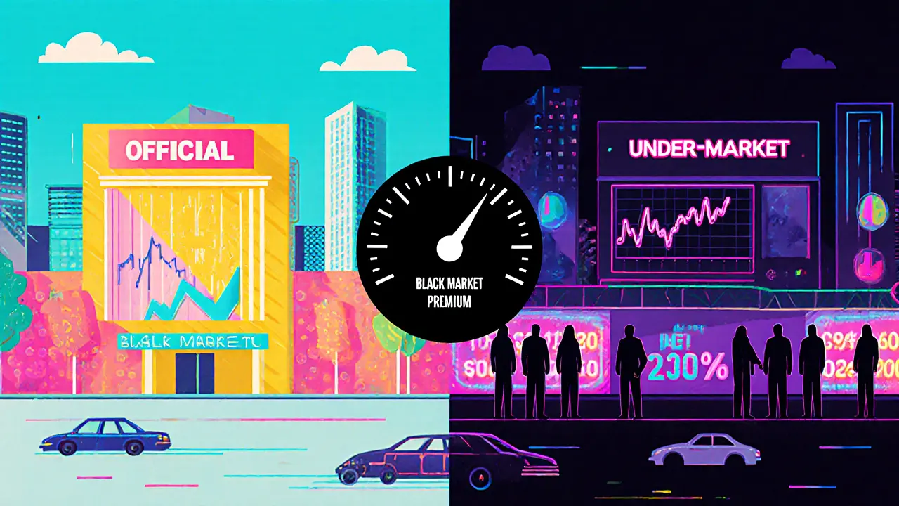 Primes du marché noir des cryptomonnaies dans les juridictions interdites
