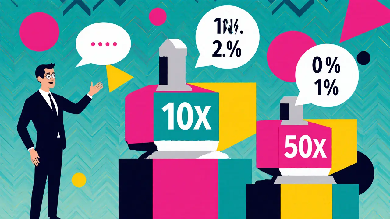 Levier crypto 10x, 50x, 100x : Guide complet et risques