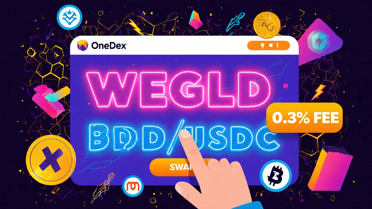 OneDex : avis complet sur cette bourse crypto décentralisée spécialisée MultiversX
