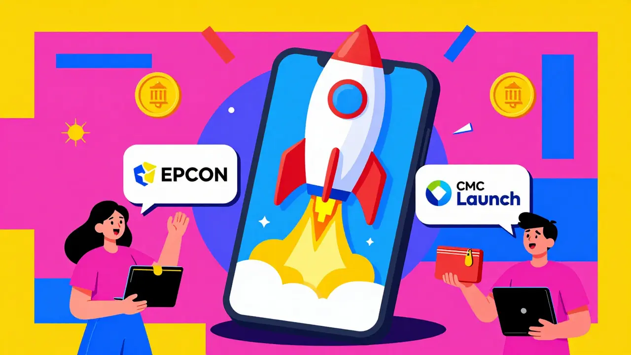 EPCOIN x CMC Launch : Tout ce que vous devez savoir sur l'airdrop prévu en 2025