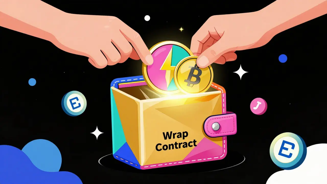 Processus d'enveloppement et de déballage dans la blockchain