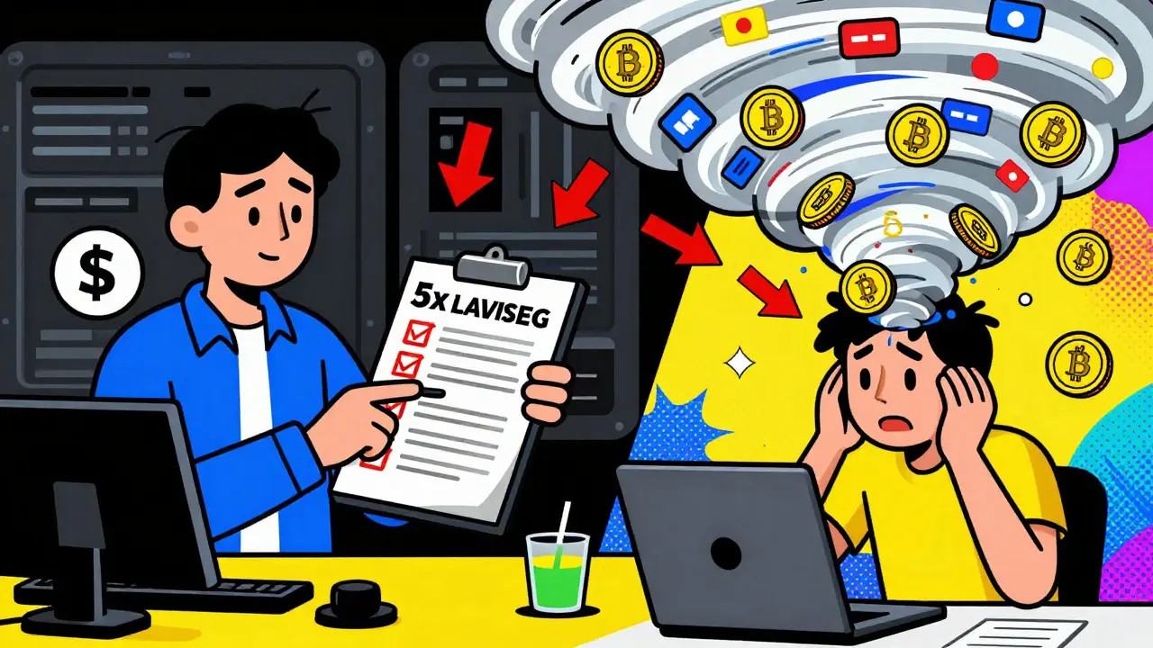 Contraste entre un trader expérimenté et un débutant perdu face à l'interface complexe de BitMEX.