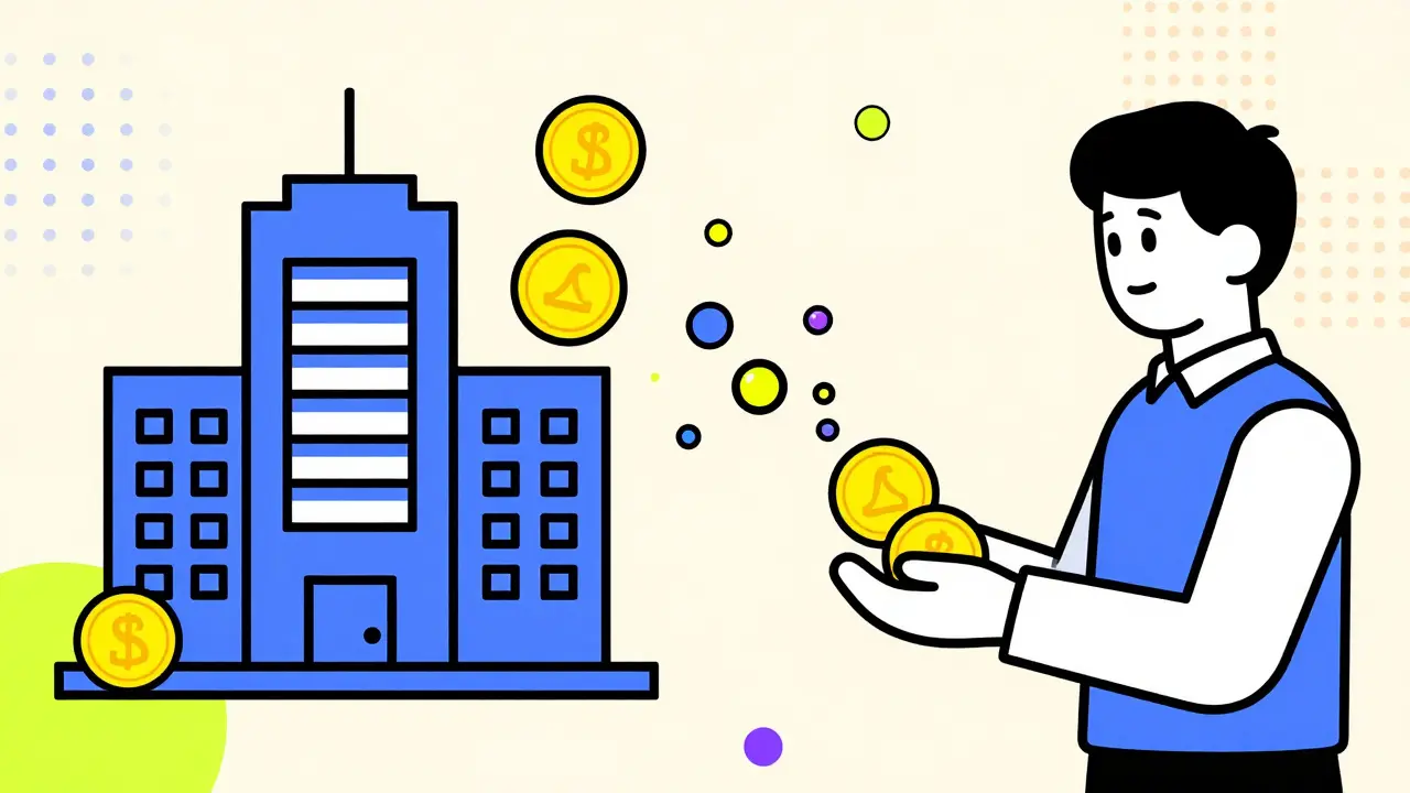 Échange de jetons cryptographiques entre une entreprise et un utilisateur pour ses données.