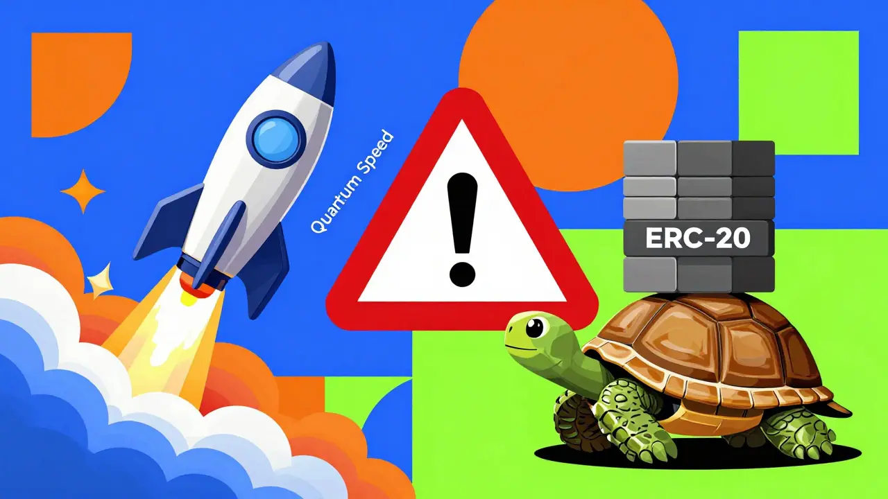 Fusée rapide vs tortue lente illustrant les contradictions techniques de VTSN