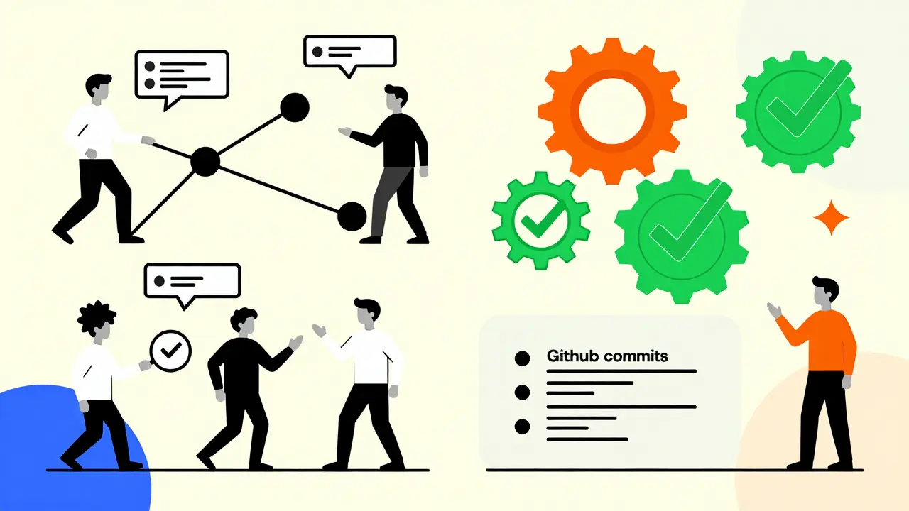 Métriques on-chain et activité développeur en style géométrique