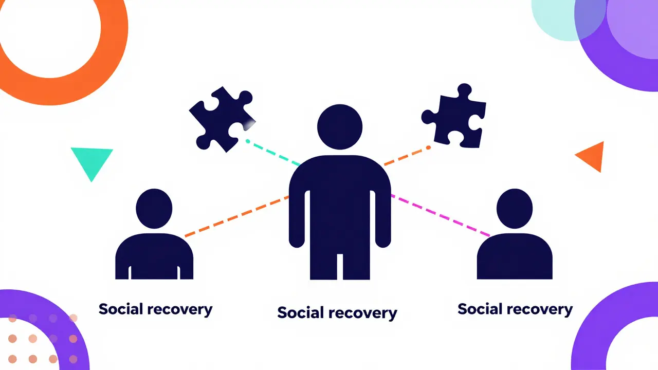Sécurité collaborative et MPC représentée par des silhouettes connectées