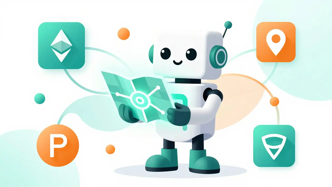 Assistant robot Memphis guidant les échanges cross-chain
