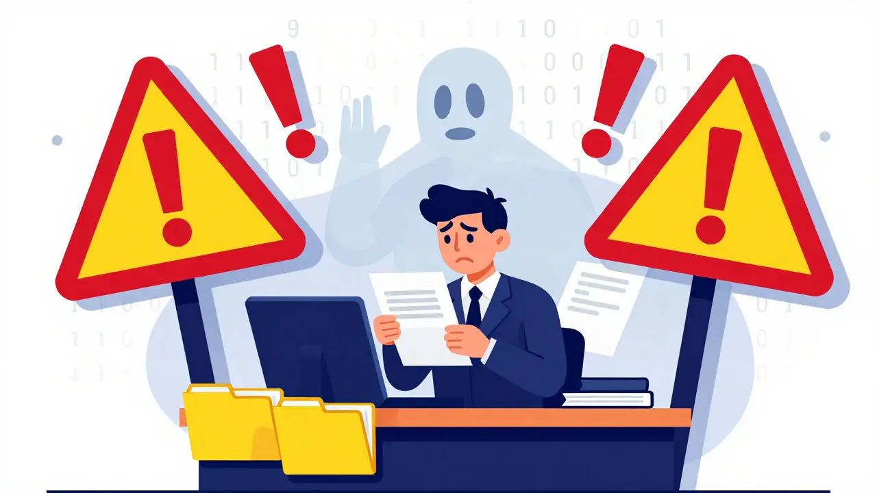 Personnage confus face à l'absence de documentation officielle d'un token
