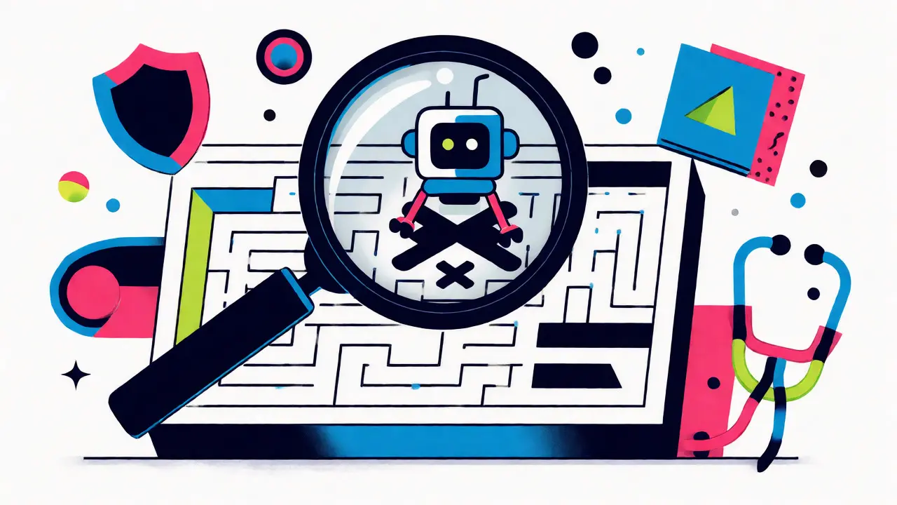 Concept Memphis illustrant les défis techniques et réglementaires du diagnostic par IA